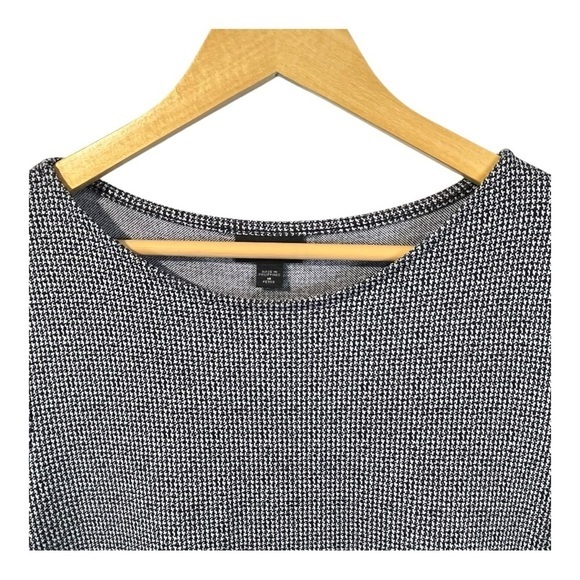 J. Jill Wearever Collection Houndstooth Shift Dress Women Size Medium Petite - Picture 3 of 10